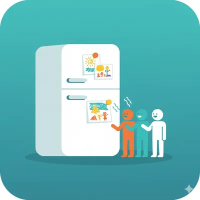 Fridge Art Throwbacks - Ice Breaker Game