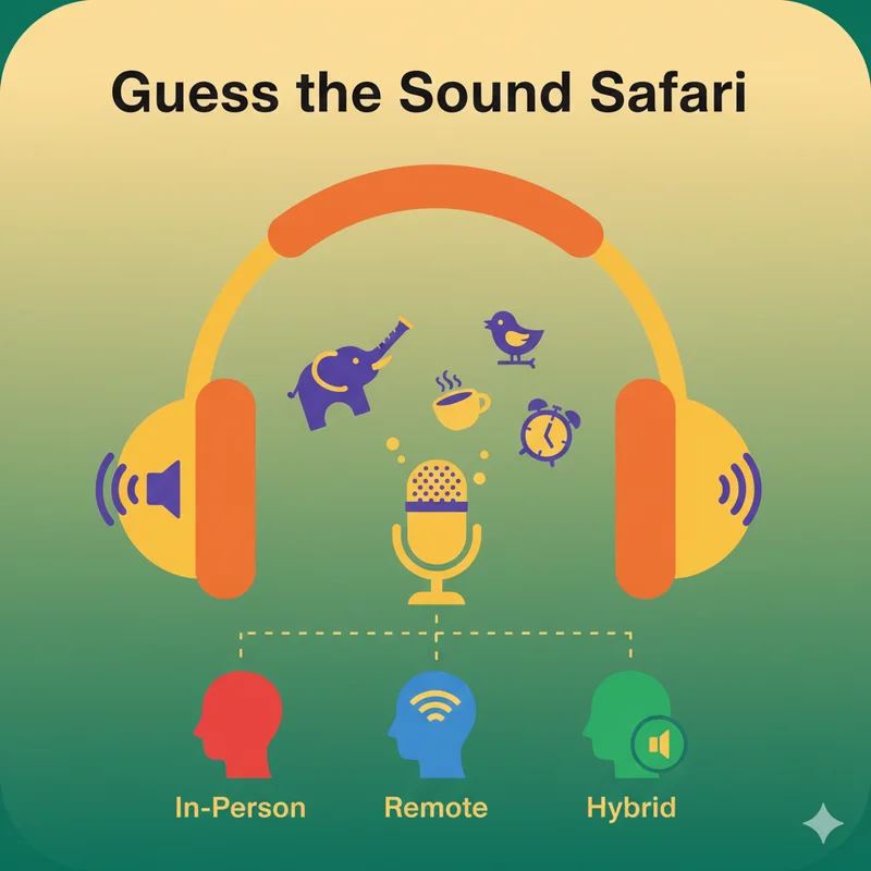 Guess the Sound Safari - Ice Breaker Game