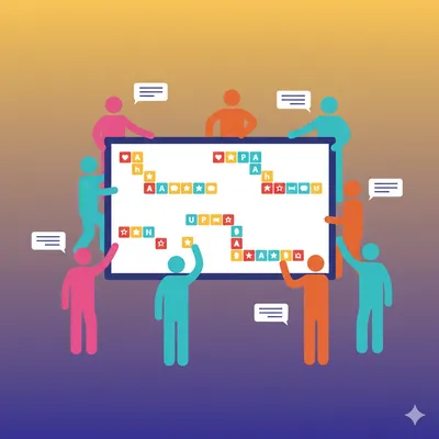 Magnetic Poetry Mixer - Ice Breaker Game